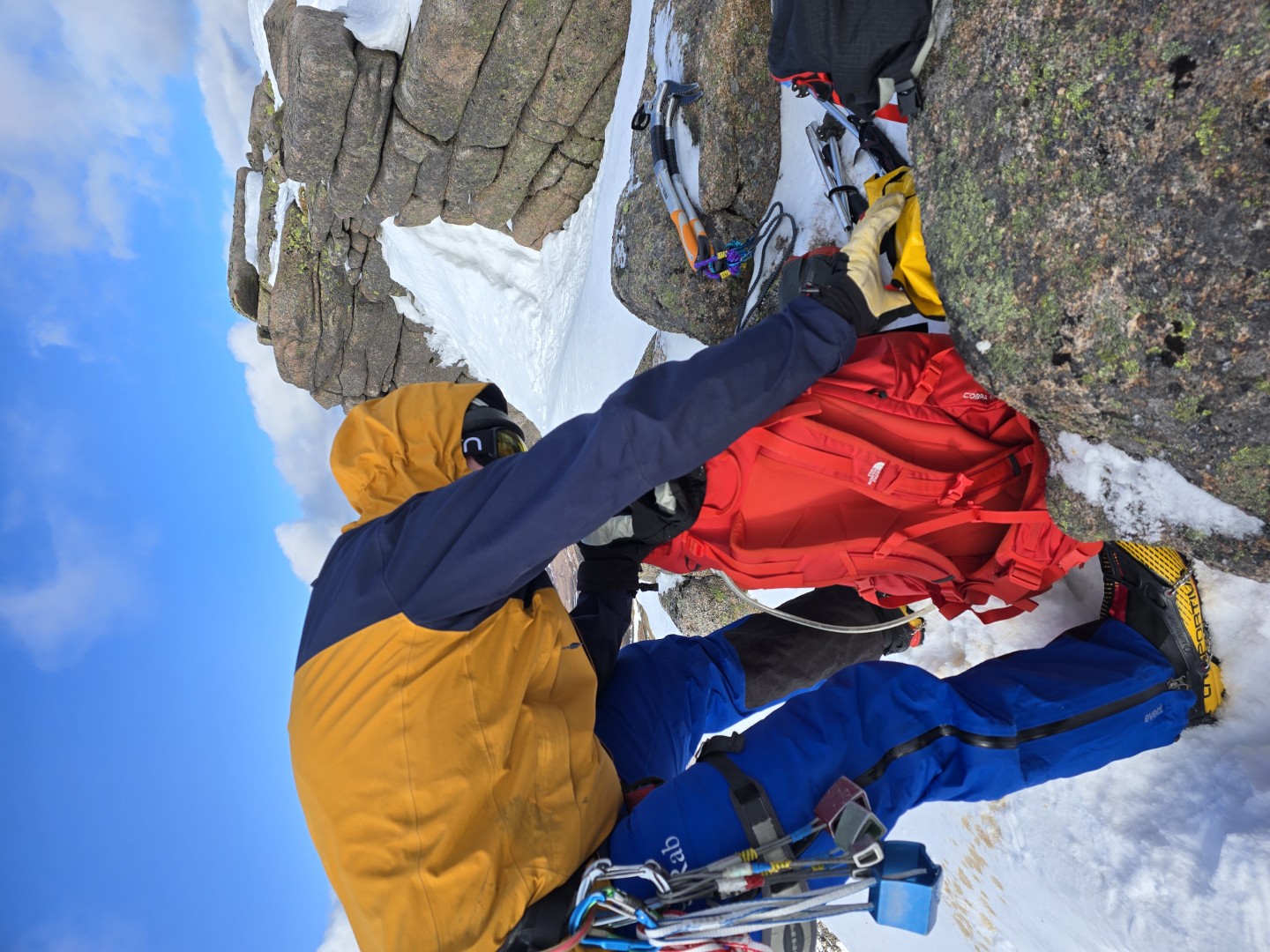 Faffing at the top